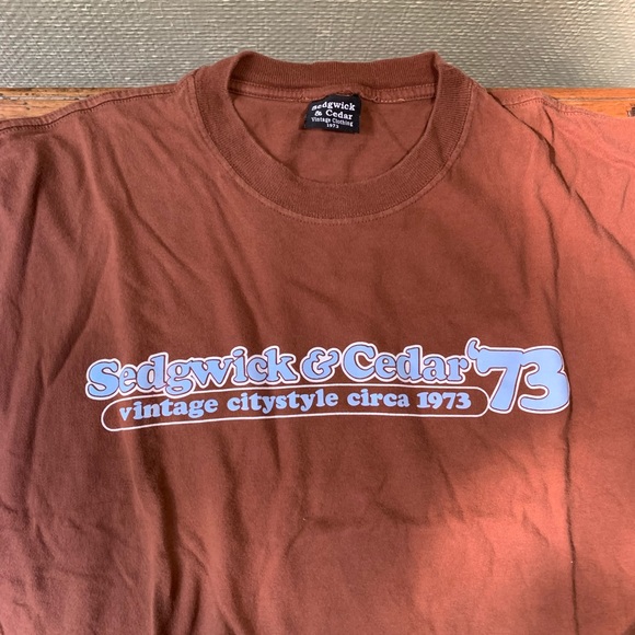 Sedgwick&Cedar Brown T-Shirt - Picture 2 of 5